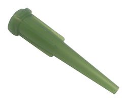 914125-DHUV - Tapered Dispensing Tip, 14 Gauge, High Density Polyethylene, Olive, Pack of 50 - METCAL
