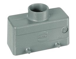 19300101421 - Heavy Duty Connector, M25, Hood, Top Entry, Aluminium Body, 2 Lever, 10B - HARTING