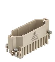 09210253011 - Heavy Duty Connector, Han D, Insert, 50+PE Contacts, 32A, Plug, Crimp Pin - Contacts Not Supplied - HARTING