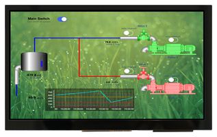 MCT070HDMI-B-CTP - TFT LCD, 7 ", 1024 x 600 Pixels, Landscape, RGB, 5V - MIDAS