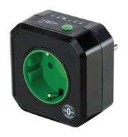 5024063 - Mains Socket, Energy Saving, AES1, Timer, Black, 72 mm x 72 mm x 76 mm - ANSMANN
