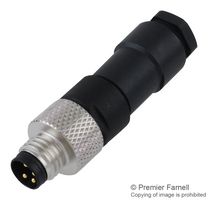 120091-0010 - Sensor Connector, BRAD Nano-Change, 120091 Series, M8, Male, 4 Positions, Solder Pin - MOLEX