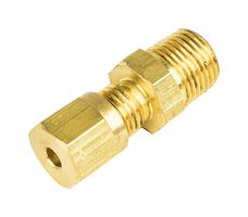 XF-1388-FAR - Compression Gland, Brass, 1/4" BSPT Tapered, 1/8" Probe Size - LABFACILITY
