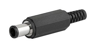 4840.1230 - DC Power Connector, Plug, 2 A, 9.5 mm, Cable Mount, Solder - SCHURTER