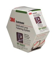 MP-3526/27 WHITE - Hook & Loop Fastener, 14.7 ft, 4.48 m, 1 ", 25.4 mm, White, PP (Polypropylene) - 3M