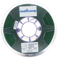 MC011453 - 3D Printer Filament, 1.75mm Dia, Pine Green, PLA, 1 kg - MULTICOMP