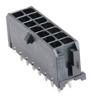 43045-1427 - Pin Header, Power, 3 mm, 2 Rows, 14 Contacts, Through Hole Straight, Micro-Fit 3.0 43045 - MOLEX