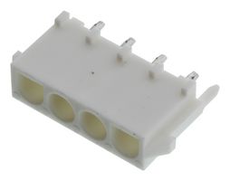 43255-0075 - Pin Header, Board-to-Board, 6.35 mm, 1 Rows, 4 Contacts, Through Hole Straight, MLX 43255 - MOLEX