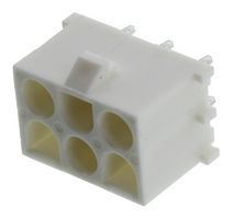 43255-0083 - Pin Header, Board-to-Board, 6.35 mm, 2 Rows, 6 Contacts, Through Hole Straight, MLX 43255 - MOLEX