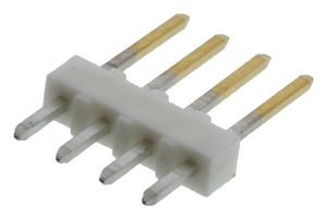 22-10-2041 - Pin Header, Wire-to-Board, 2.54 mm, 1 Rows, 4 Contacts, Through Hole Straight, KK 254 4030 - MOLEX