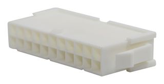 39-01-2226 - Connector Housing, Mounting Ears, Mini-Fit Jr. 5559, Plug, 22 Ways, 4.2 mm - MOLEX