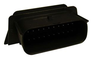 34830-0801 - Automotive Connector, MX150 34830 Series, Right Angle Plug, 8 Contacts, PCB Pin - MOLEX