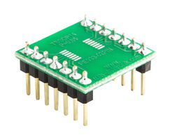 RE933-02PIN - IC Adapter, PCB, 14-TSSOP, 15.24 mm Row Pitch, 2.54 mm Spacing - ROTH ELEKTRONIK
