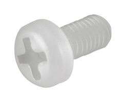 97790403211 - Screw, Pan Head Phillips, Nylon 6.6, M3, Natural, 4 mm Length, UL94 V-0, WA-SCRW Series - WURTH ELEKTRONIK