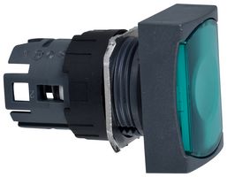 ZB6DW3 - Switch Actuator, Green, Schneider Harmony XB6 Series 16mm Illuminated Pushbutton Switches - SCHNEIDER ELECTRIC