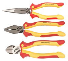 38637 - PLIER SET, INDUSTRIAL ELECTRIC, 3PC - WIHA