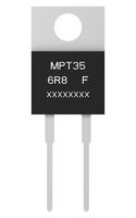 MPT35C33RF - Through Hole Resistor, 33 ohm, MPT, 35 W, ± 1%, TO-220, 350 V - CGS - TE CONNECTIVITY