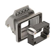 09300060391 - Heavy Duty Connector, w/Frame, Base, Bulkhead Mount, Aluminium Body, 1 Lever, 6B - HARTING