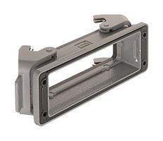 09300240392 - Heavy Duty Connector, 0, Base, Bulkhead Mount, Aluminium Body, 2 Lever, 24B - HARTING