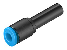 153329 - Pneumatic Fitting, Push-In Fitting, 14 bar, 6 mm, PBT (Polybutylene Terephthalate), QSM - FESTO