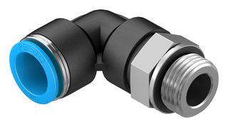 QSL-G1/2-16 - Pneumatic Fitting, Push-In L-Fitting, G1/2, 14 bar, 16 mm, PBT (Polybutylene Terephthalate), QSL - FESTO