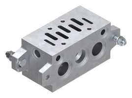 10173 - Manifold Sub-Base, Solenoid Valve, NAV Series, G1/4, Festo VSVA Series Solenoid Valves - FESTO