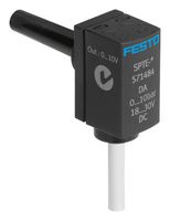 SPTE-P10R-S4-V-2.5K - Pressure Sensor, 10 bar, Analogue, Relative, 30 VDC - FESTO