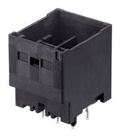212210-0061 - Pin Header, Black, Power, Wire-to-Board, 3.3 mm, 2 Rows, 6 Contacts, Through Hole Straight - MOLEX