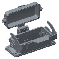 T1510103001-000 - Heavy Duty Connector, Base, Bulkhead Mount, Aluminium Alloy Body, 1 Lever, H10B - TE CONNECTIVITY