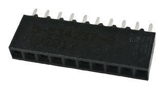 5-534237-8 - PCB Receptacle, Board-to-Board, 2.54 mm, 1 Rows, 10 Contacts, Through Hole Mount, AMPMODU Mod IV - AMP - TE CONNECTIVITY