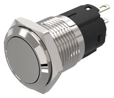 82-4153.2000 - Vandal Resistant Switch, 82 Series, 16 mm, SPDT, Maintained, Round Flat Flush, Natural - EAO