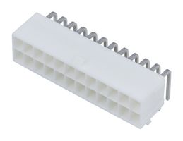 39-30-0240 - Pin Header, Power, Wire-to-Board, 4.2 mm, 2 Rows, 24 Contacts, Through Hole Right Angle - MOLEX