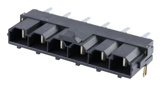 42820-6223 - Pin Header, Power, Wire-to-Board, 10 mm, 1 Rows, 6 Contacts, Through Hole Right Angle - MOLEX