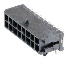 43045-1602 - Pin Header, Wire-to-Board, 3 mm, 2 Rows, 16 Contacts, Through Hole Right Angle - MOLEX