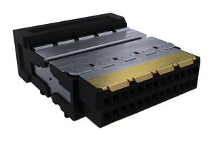 10147075-2600RLF - Mezzanine Connector, 1 mm, 2 Rows, 26 Contacts, Surface Mount Right Angle, Bronze - AMPHENOL COMMUNICATIONS SOLUTIONS