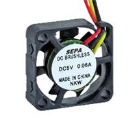 MF15B05-008 - DC Axial Fan, 5 V, Square, 15 mm, 4.5 mm - SEPA