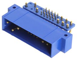 PCIB24W9M400A1/AA - Rectangular Power Connector, 24 Contacts, PCIB Series, Panel PCB Mount, Through Hole, Plug - POSITRONIC