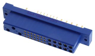 PCIM34W13F300A1/AA - Rectangular Power Connector, 34 Contacts, PCIM Series, Panel PCB Mount, Through Hole, Receptacle - POSITRONIC