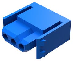 PLA03F7000/AA - Heavy Duty Connector Base, PLA Series, Cable Mount, Positronic PLA Series Size 16 Contacts - POSITRONIC
