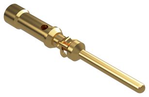 MC720N/AA - Rectangular Power Contact, FR Series, Gold Plated Contacts, Copper Alloy, Pin, Crimp, 24 AWG - POSITRONIC