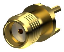 PCB.CSMAFSTJ.A - RF / Coaxial Connector, SMA Coaxial, Straight Jack, Through Hole Vertical, 50 ohm - TAOGLAS