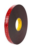 5952, BLACK, 33M X 12MM - Foam Tape, Double Sided, Black, 33 m x 12 mm - 3M