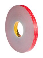 GPH-060GF, GREY, 33M X 25MM - Foam Tape, Double Sided, Grey, 33 m x 25 mm - 3M
