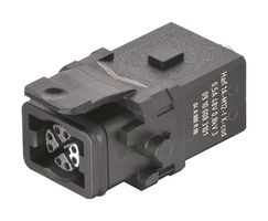 09100083101 - Heavy Duty Connector, Han 1A Series, Insert, 8 Contacts, 1A, Receptacle - HARTING