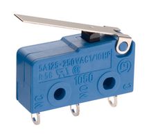 1050.7202 - Microswitch, Subminiature, Lever, SPDT, PC Pin, 5 A - MARQUARDT