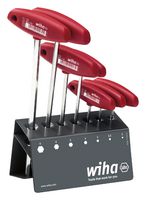 953 - Hex Key Set, 7 Pieces, T10, T15, T20, T25, T27, T30, T40 TORX L-Keys - WIHA