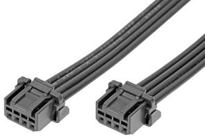 219652-1044 - Cable Assembly, Micro-One 2.0 Receptacle to Micro-One 2.0 Receptacle, 4 Ways, 2 mm, 1 Row, 600 mm - MOLEX