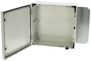 ARCA 505021 - Plastic Enclosure, 2-Point Lock, Multipurpose, Polycarbonate, 500 mm, 500 mm, 210 mm, IK10, IP66 - FIBOX