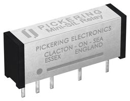 107-1-C-12/3D - Reed Relay, SPDT, 12 V, Mini-SIL 107 Series, Through Hole, 1 kohm, 250 mA - PICKERING