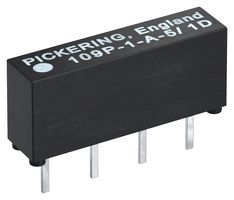 109P-1-A-5/2D - Reed Relay, SPST-NO, 5 V, Micro-SIL 109 Series, Through Hole, 500 ohm, 500 mA - PICKERING